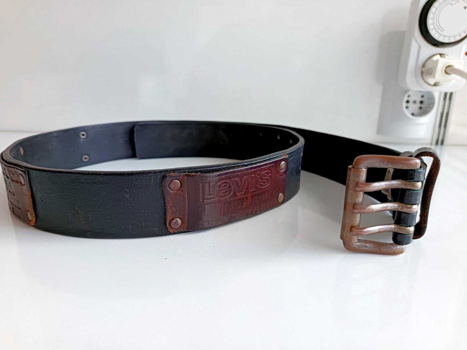 Колан LEVI'S - Уникален Колекционерски Модел (Made in Italy) с нашивки