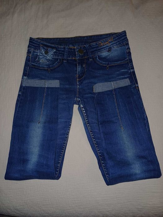 Blugi cu talie joasa Desigual