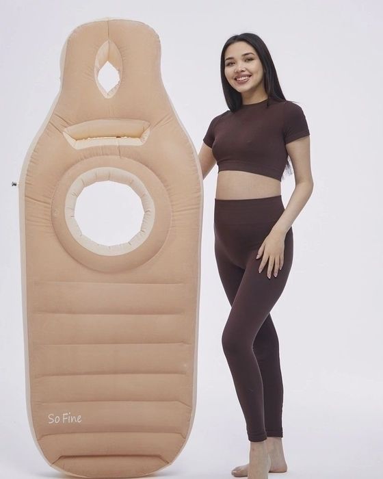 Надувной матрац-подушка для беременных