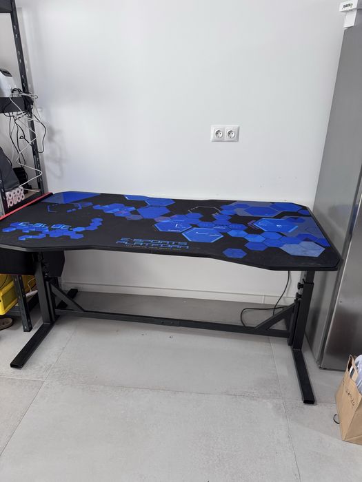 Birou gaming 160x80 cm albastru