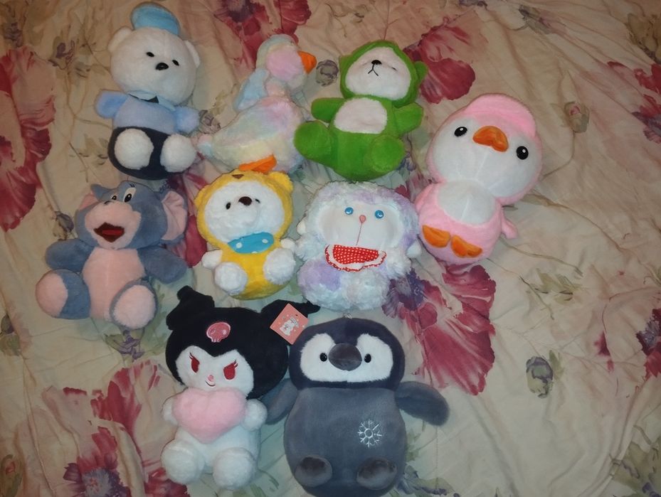 Мягкие игрушки для аппарата хватайка