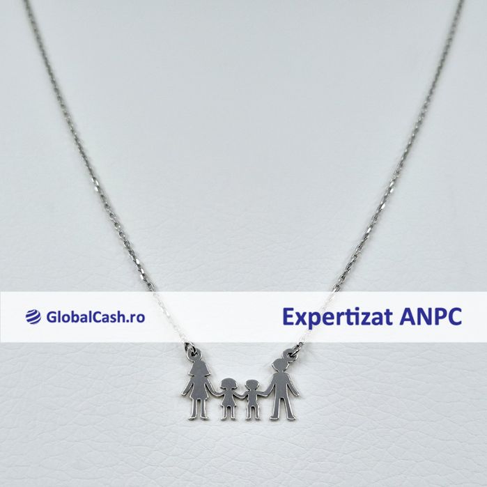 Lant cu pandantiv din aur de 14k, 2.61g | GlobalCash.ro #DR117955