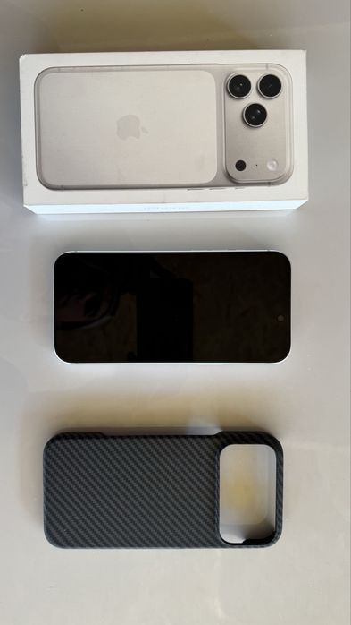 Iphone 17 pro max Silver 256 sim kartali