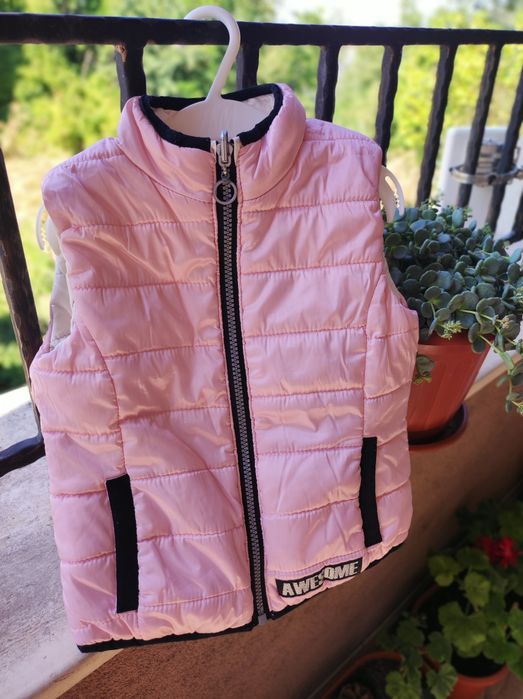 Капитонирано яке и грейка за момиче размер 2-3 години