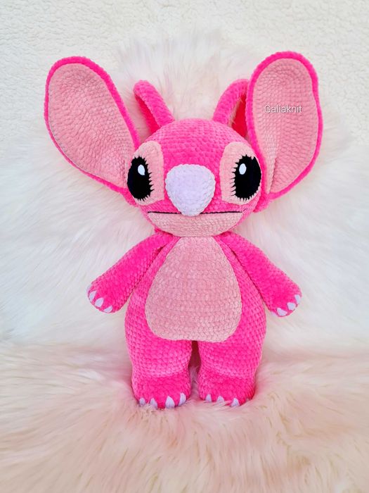 Ръчно плетена Ейнджъл (Приятелката на Стич) 44см