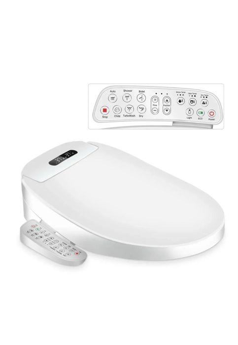 Capac WC cu bideu, toaleta cu functii de spalare, uscare, incalzire