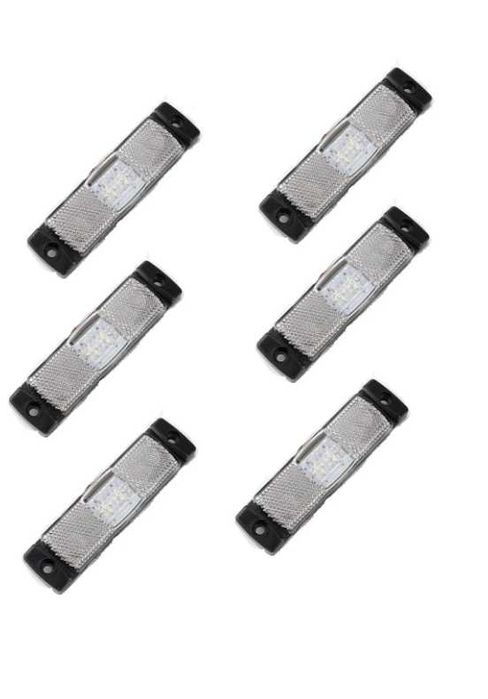 6 x Lampa laterala LED ALBA 130mm 12-24V remorca rulota camion