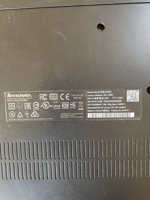 Лаптоп lenovo за части