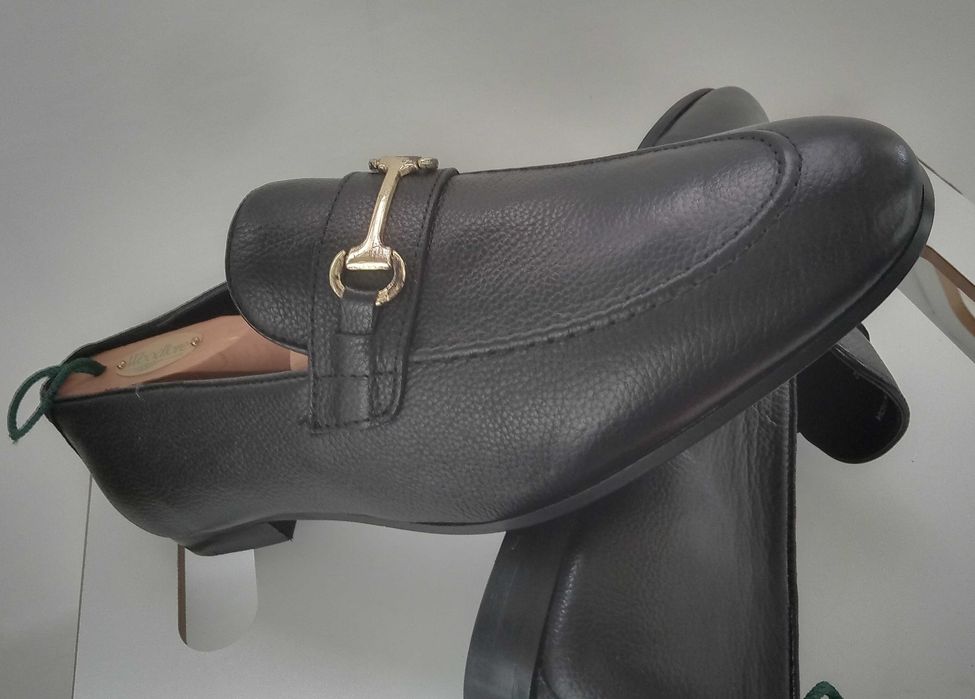 Pantofi loafers 43 bit Walk London NOU piele naturala moale