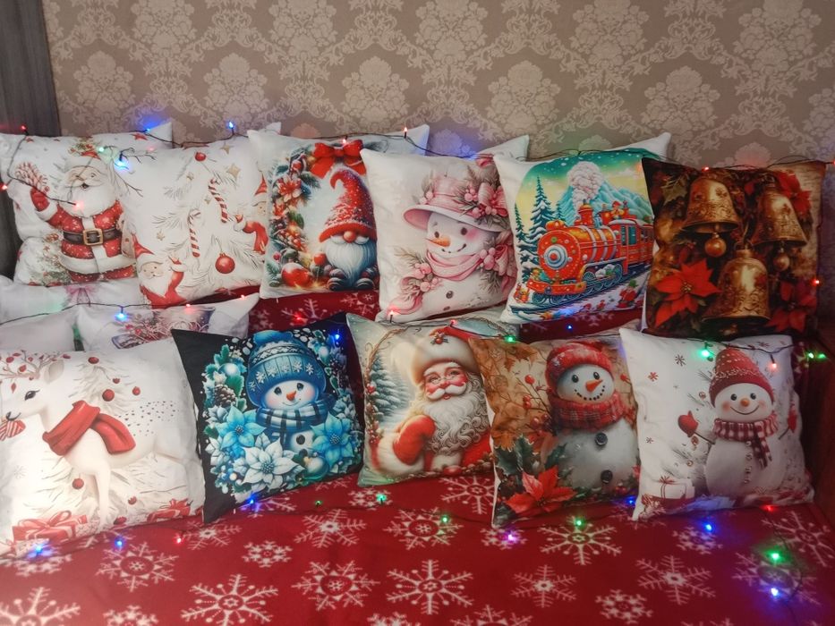 Подушки новогодние 45х45