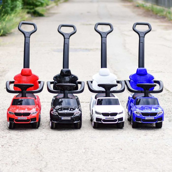 PROMO Masinuta cu maner, 2 in 1, pentru copii, BMW M5, PREMIUM