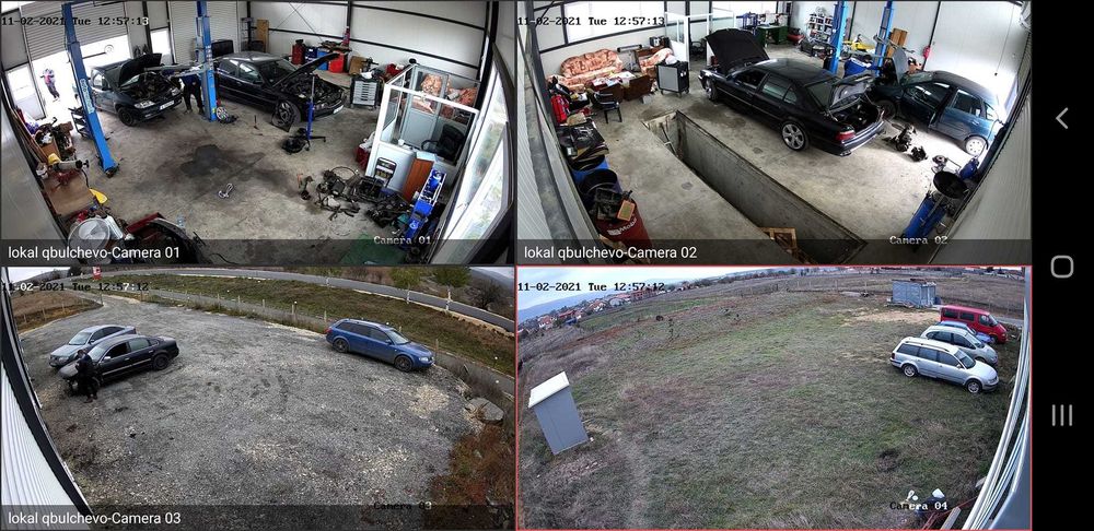 Монтаж и настройка на системи за видеонаблюдение и алармени системи.