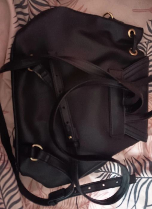Geantă rucsac Guess, negru, stil casual-elegant