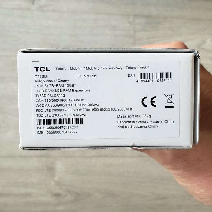 TCL K70 SE nou cu garantie, 64 GB ROM, 12 GB RAM