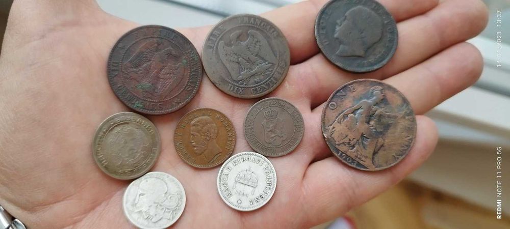 Стари Чужди интересни монети..