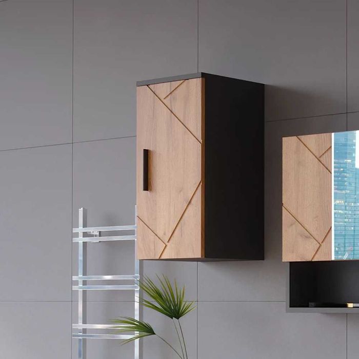 Dulap pentru baie |LTY 5208 Irma Stejar Antracit