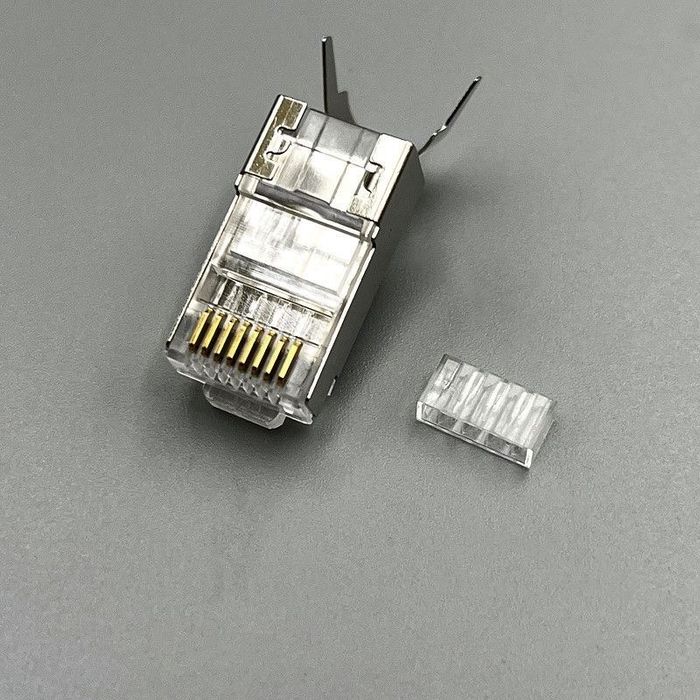 коннекторы rj45 cat7-6a экранированные
