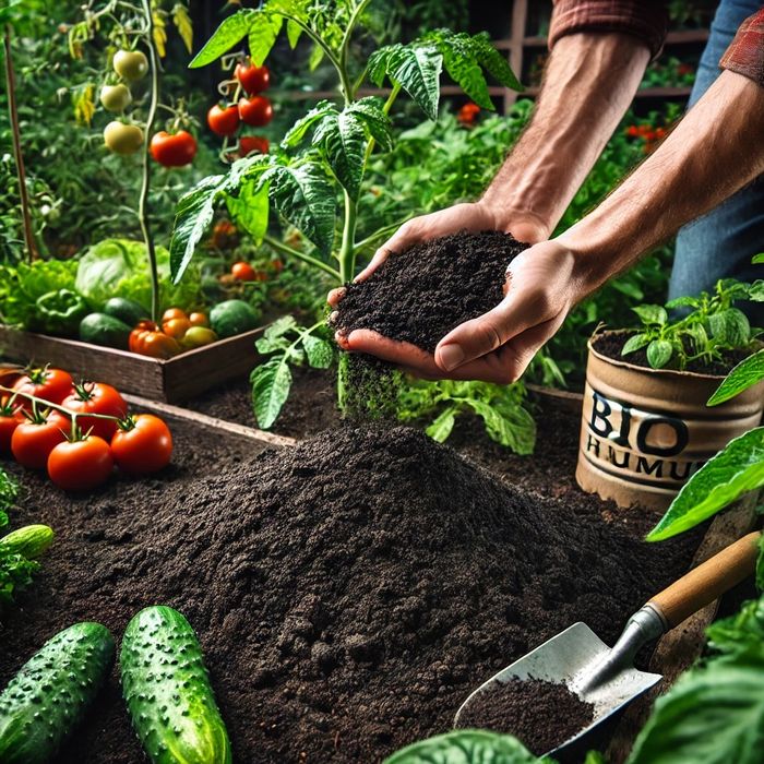 Биогумус // Тыңайтқыш // Құнар // Қара топырақ // Чернозем