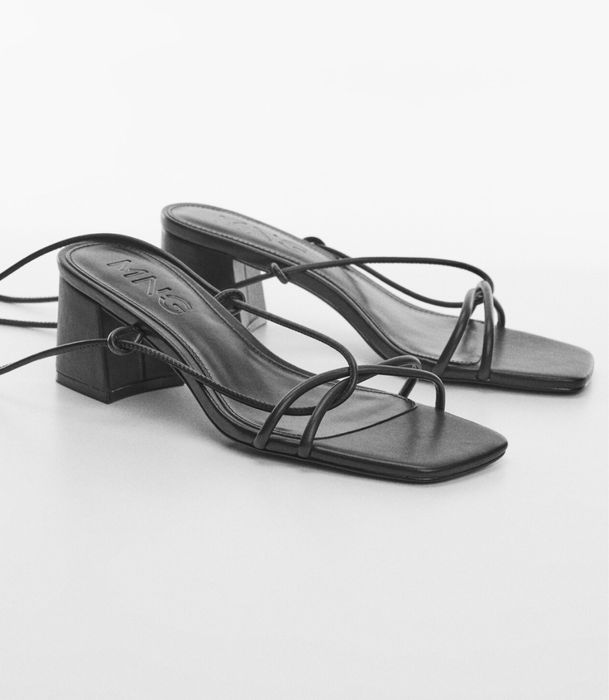 Sandale cu toc și barete Mango, mărimea 35