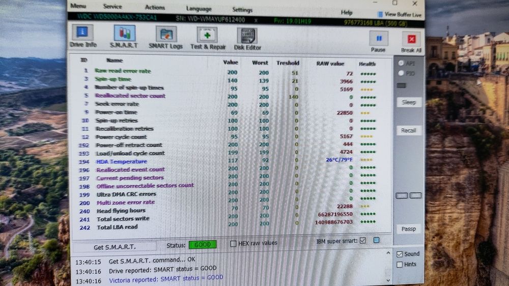 Жёсткий диск HDD WD 500GB