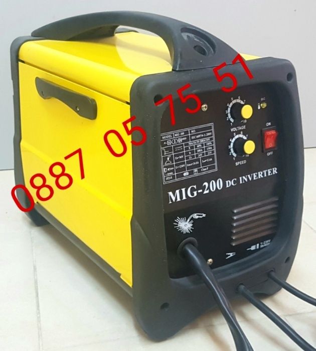 Телоподаващ апарат MIG/CO2 - 250А INVERTER. Електрожен