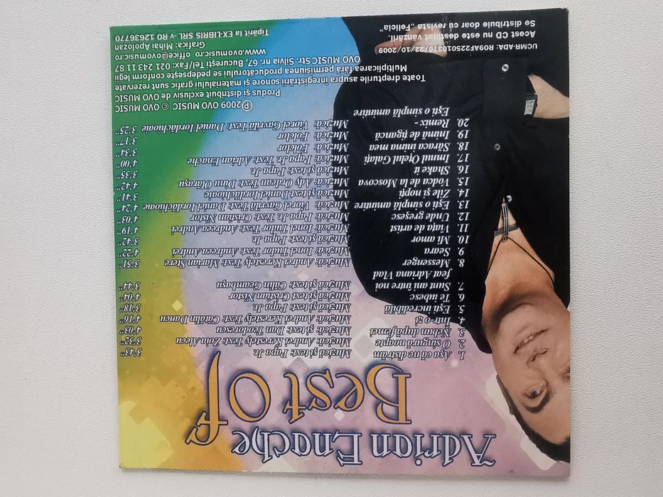 Cd Adrian Enache Iris Loredana Muzica Românească