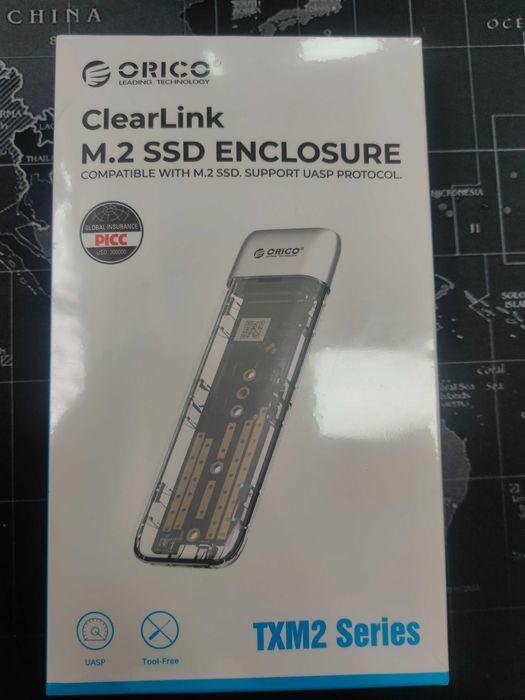 !! СКИДКА !!Orico SSD M.2 NVME case box 10Gbps (Внешнее Корпус)+ 24/7
