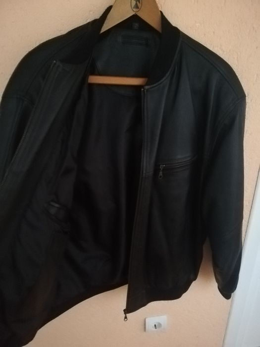 Geaca piele bărbati Real Leather Xl Bomber