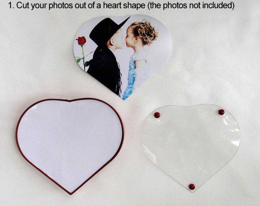 Rama foto veioza inima LED plutitoare levitanta ce leviteaza +CADOU!