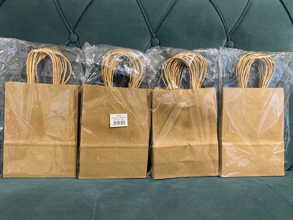 Крафт пакеты 16×21×8