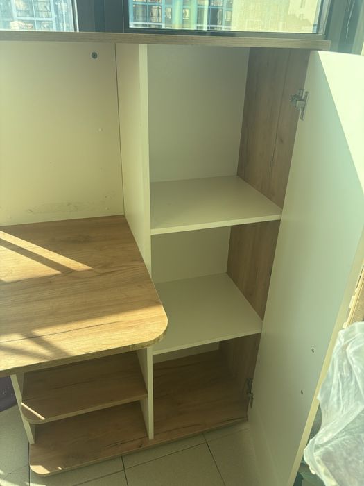 Парта, стол со шкафом