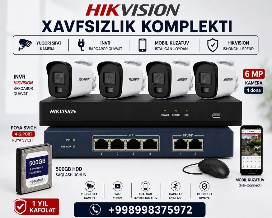 6 MP камера комплект