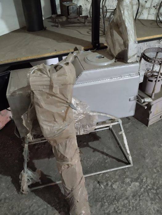 Печь стационарная, комбинированная