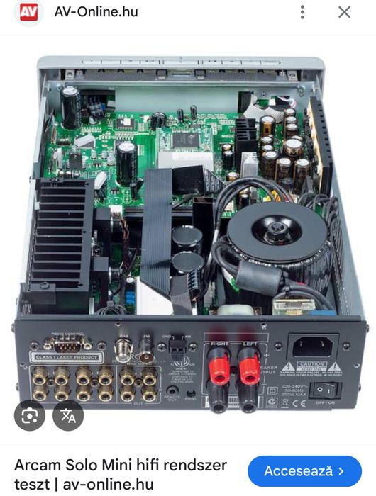 Arcam SOLO Mini Amplificator CD Bluetooth USB Tuner PrețMAGAZIN4300Lei