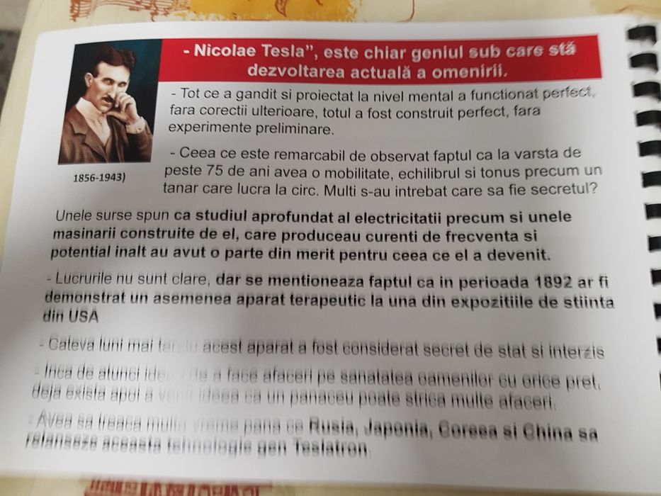 Aparat terapie Teslatron  nou