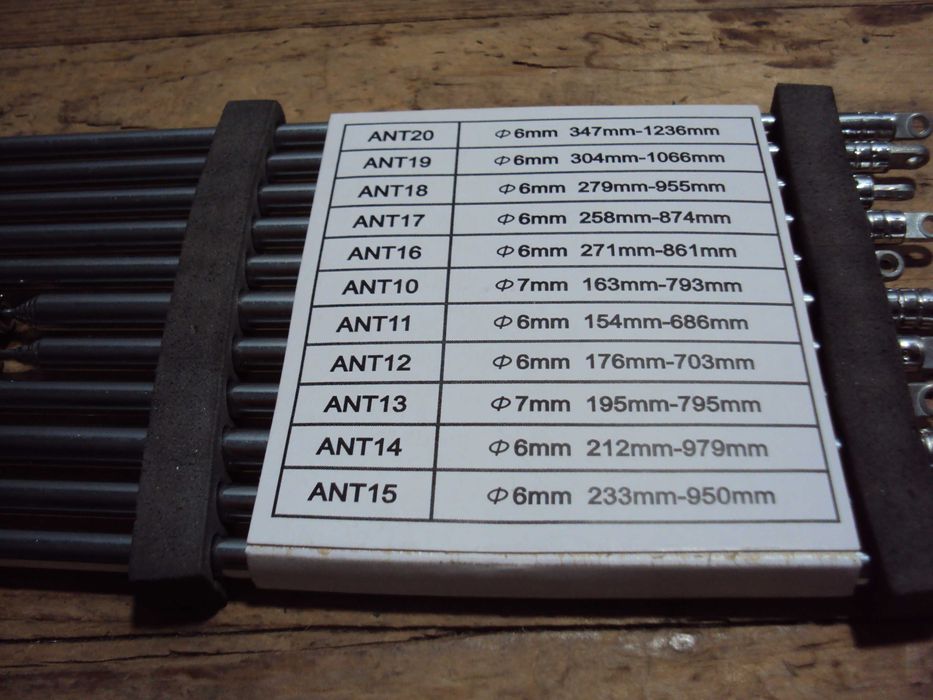 antene telescopice radio,diferite dimensiuni