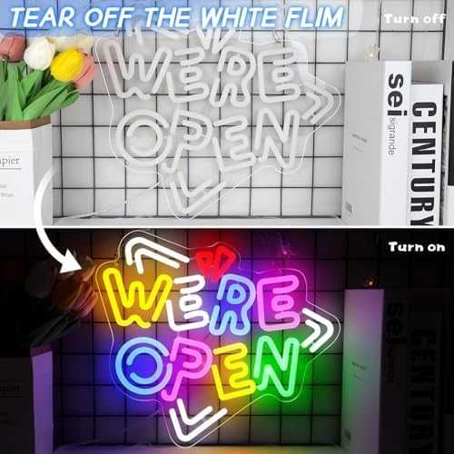 Нова Неонова LED табела Отворено за бизнес витрина и декор Знак Open