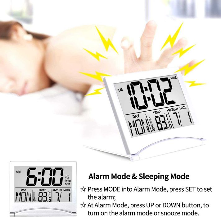 НОВ СВЕТЕЩ LED ЧАСОВНИК на ТОК.Будилник.Електрически Светещи Часовници