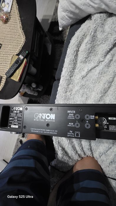 Vand sound plate Canton ,dolby digital,dts,stare buna