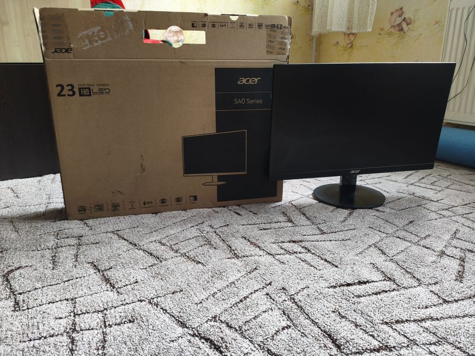 Монитор acer с счупена матрица