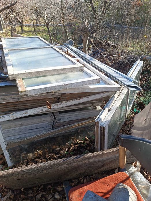 прозорци врати дървена дограма втора употреба