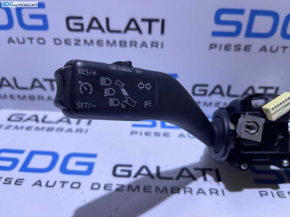 Ansamblu Maneta Manete Tempomat Pilot Automat Faza Lunga Scurta Semnalizare Stergatoare Skoda Superb 2 Berlina Sedan 2008 - 2015 Cod 1K5953502K 1K5953521AK