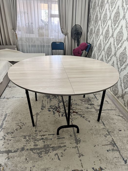 Стол круглый раскладной