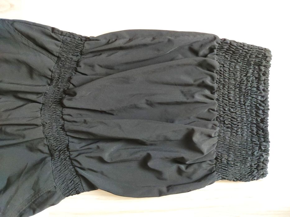 Salopeta neagra lunga, fără bretele S