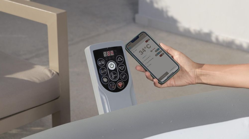 НОВО Суперлуксозно надуваемо джакузи HAWAII 2.36м-71см 2г.гаранция