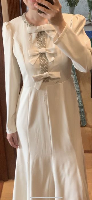Вечернее платье айвори