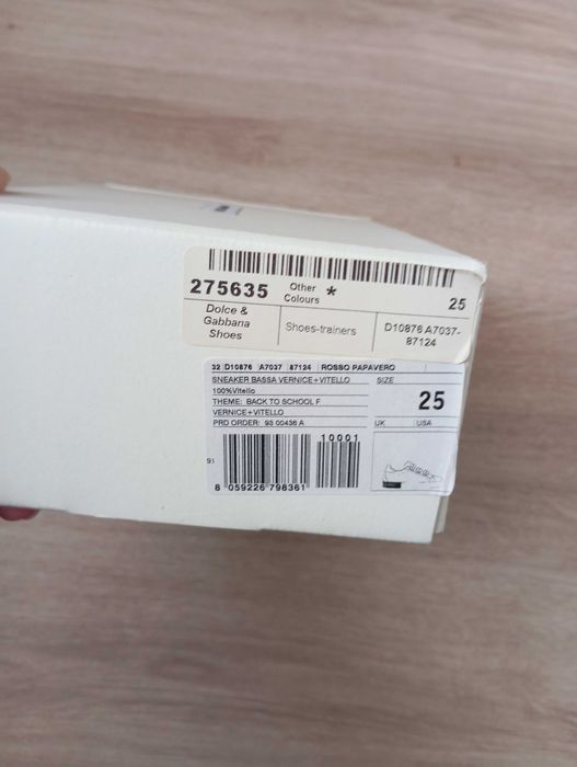 Оригинални обувки на Dolce & Gabbana