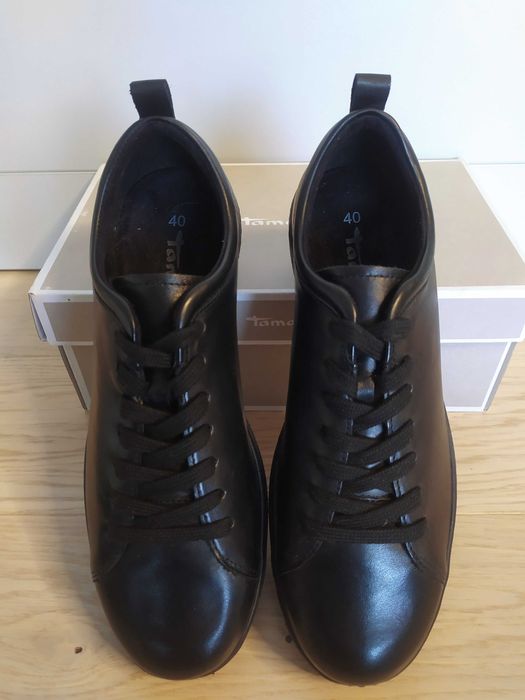 Дамски черни обувки естествена кожа N40