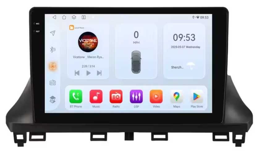 Мултимедия 10″ Android 14 OPEL VIVARO CITROEN JUMPY CARPLAY навигация