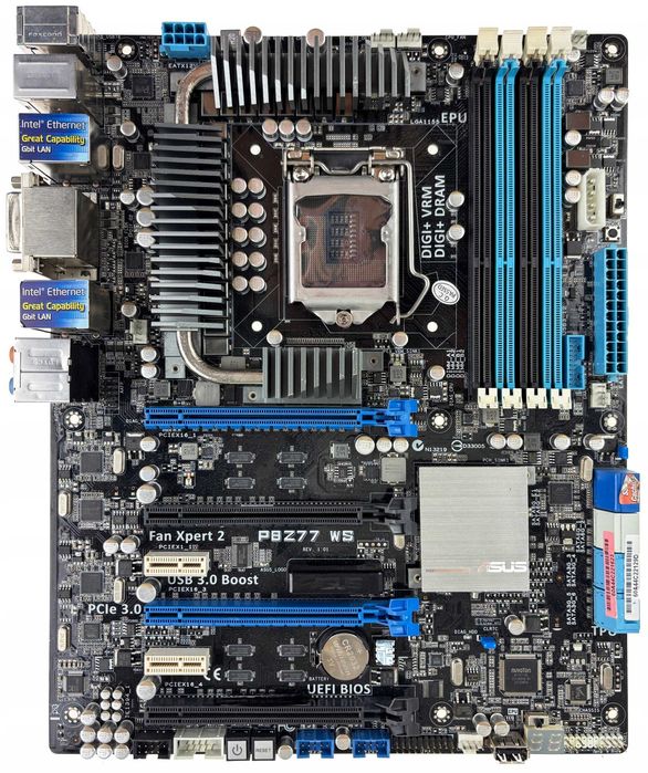 Дъно Дънна платка Asus P8Z77 WS LGA 1155 DDR3 OVERCLOCK